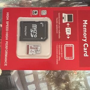 Sony Red Micro SD Card with Adapter